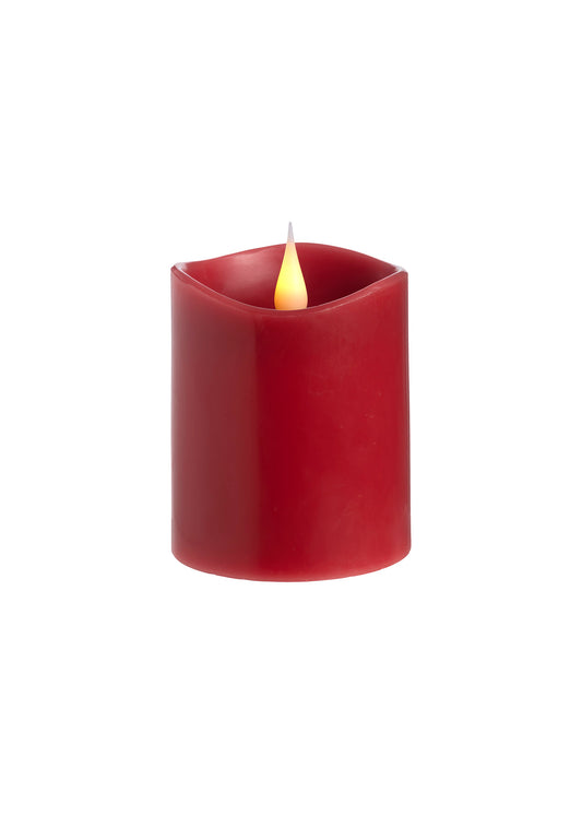 LED Column Candle Lights Red - Kiwibay