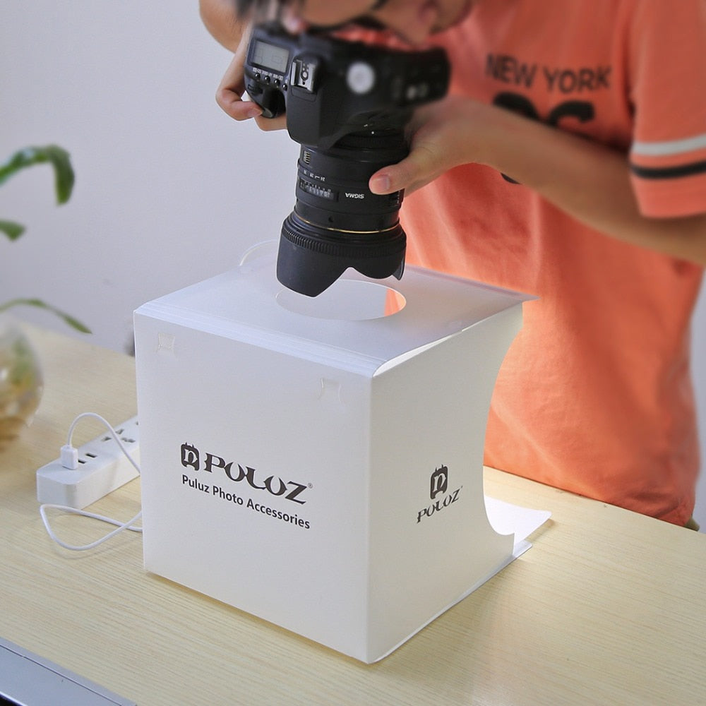 Product photography Lighting Studio - Portable with dual LED Panels - Kiwibay