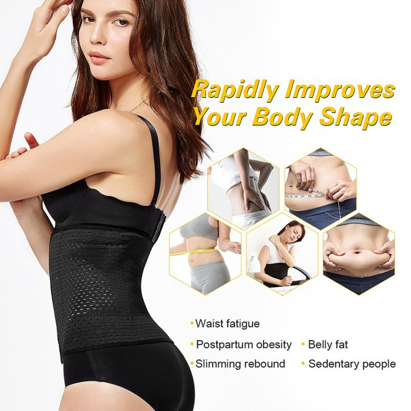 Waist Clinchers Steel Boned Corset Slimming Belt Body Shaper - Kiwibay