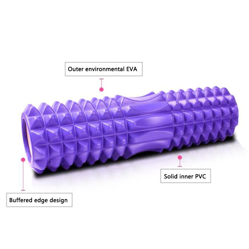 Fitness Roller | Yoga Foam Roller | Muscle Relax Foam Massage Roller - Kiwibay