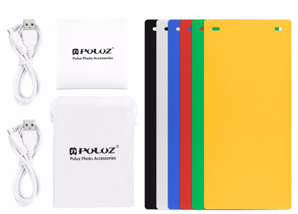 Product photography Lighting Studio - Portable with dual LED Panels - Kiwibay