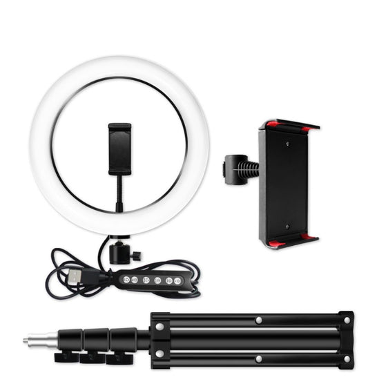 Ring Light with Tablet Holder and Tripod Stand Kit for Photobooth - Kiwibay