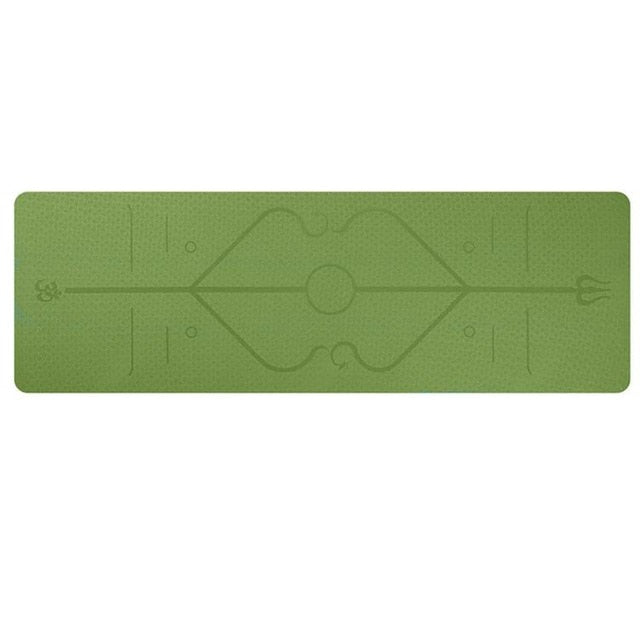 Yoga Mat with Position Lines - Kiwibay