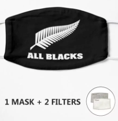 All Blacks Face Mask NZ