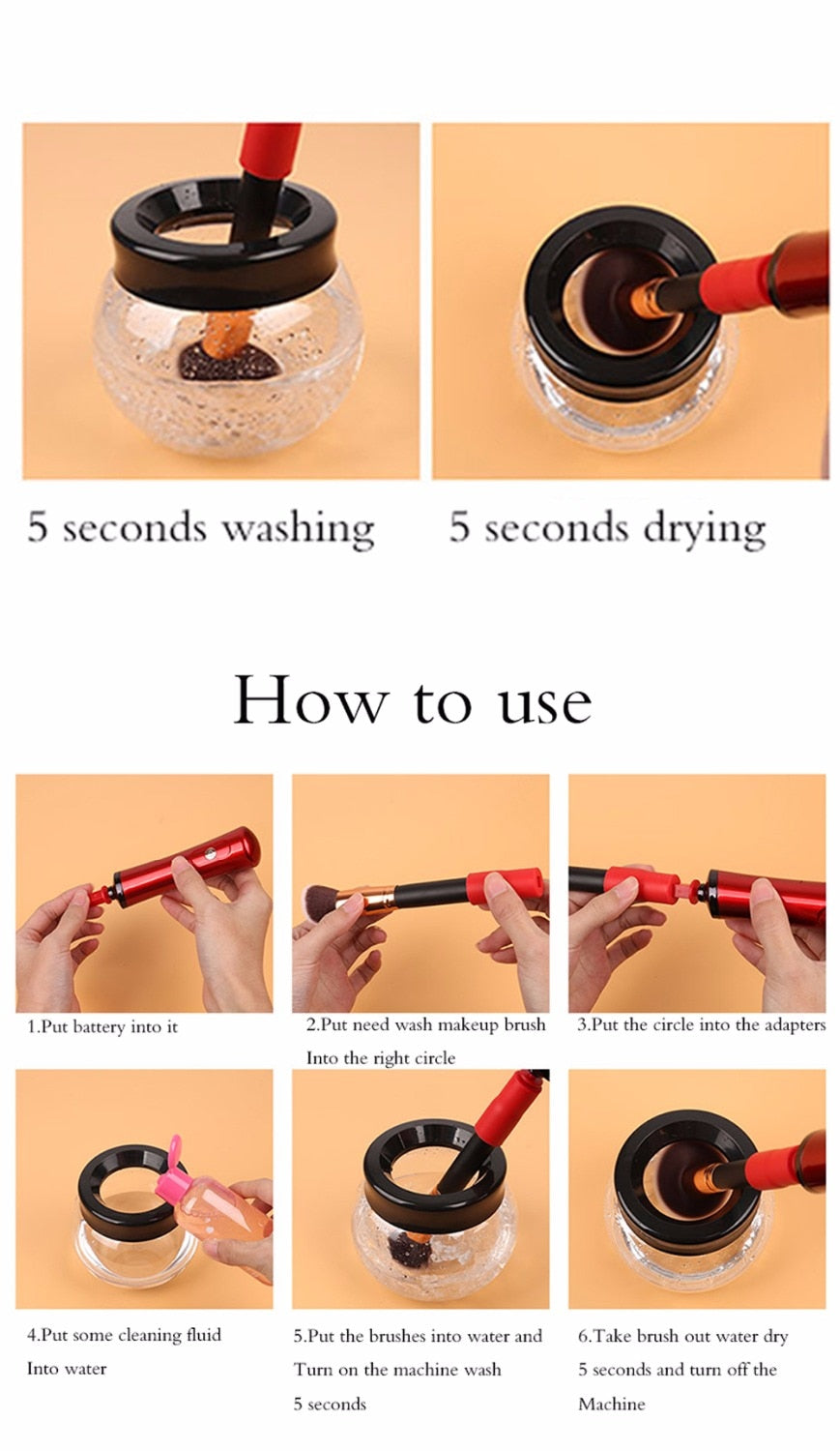 Makeup Brush Cleaner and Dryer - Kiwibay