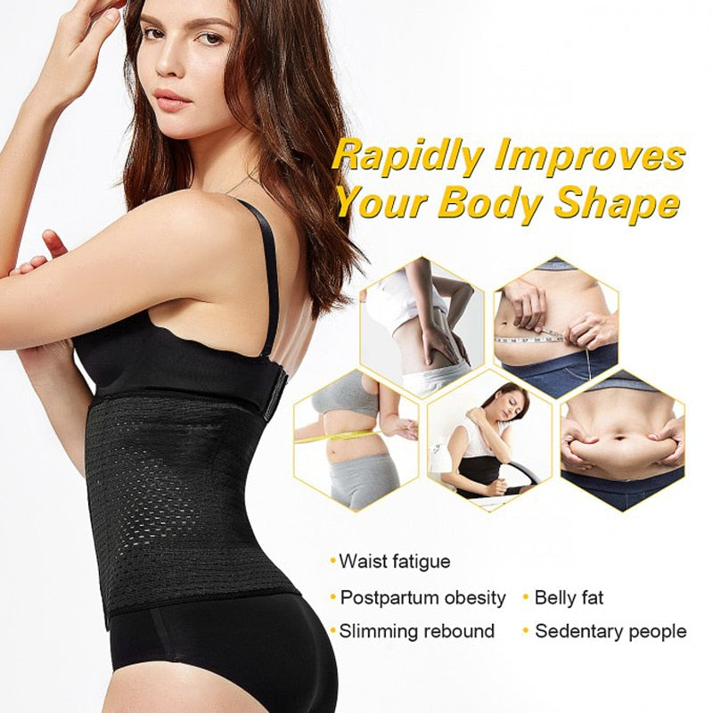 Breathable Body Shape Wear Waist Trainer Belt Steel Boned Corset, Shop  Today. Get it Tomorrow!