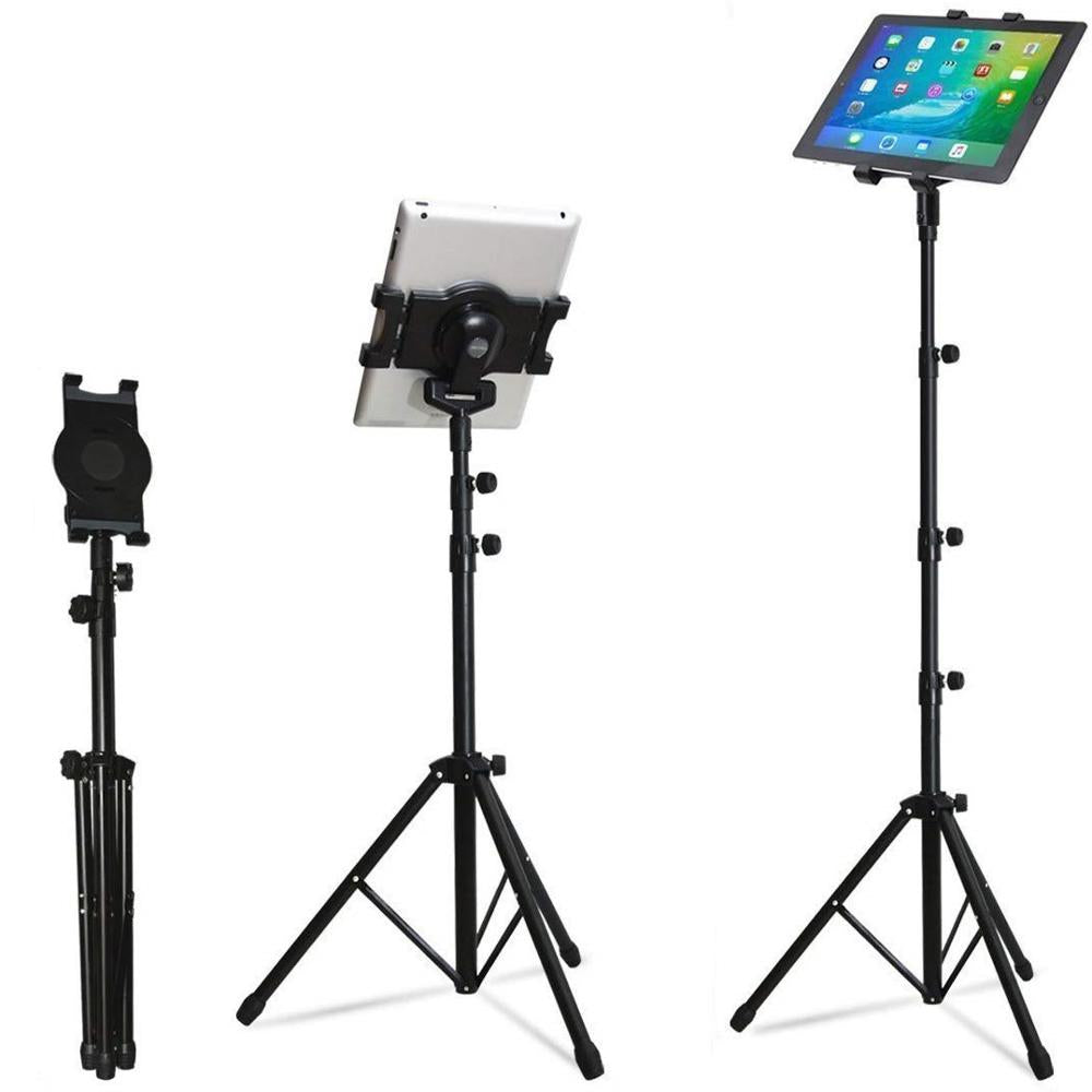 iPad / Tablet Floor Stand Tripod Height Adjustable - Kiwibay