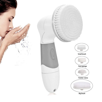 Electric 4 In 1 Facial Cleansing Brush - Kiwibay
