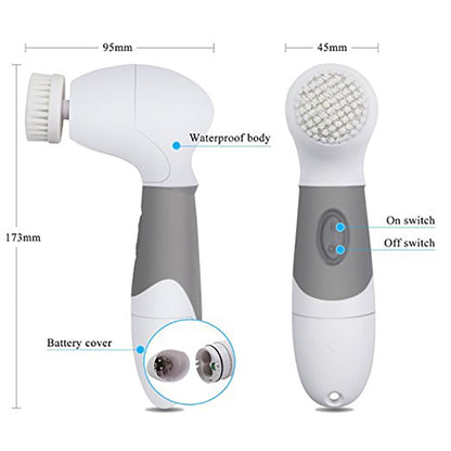 Electric 4 In 1 Facial Cleansing Brush - Kiwibay