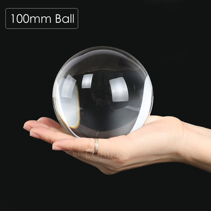 LensBall - Crystal Quartz Clear Magic Glass Ball with Portable Bag for Photography - Kiwibay